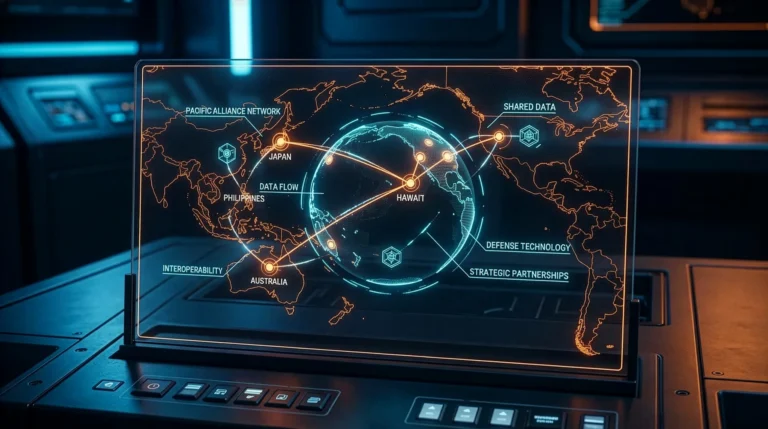 Centralized global data integration technology supporting Pacific defense alliances.